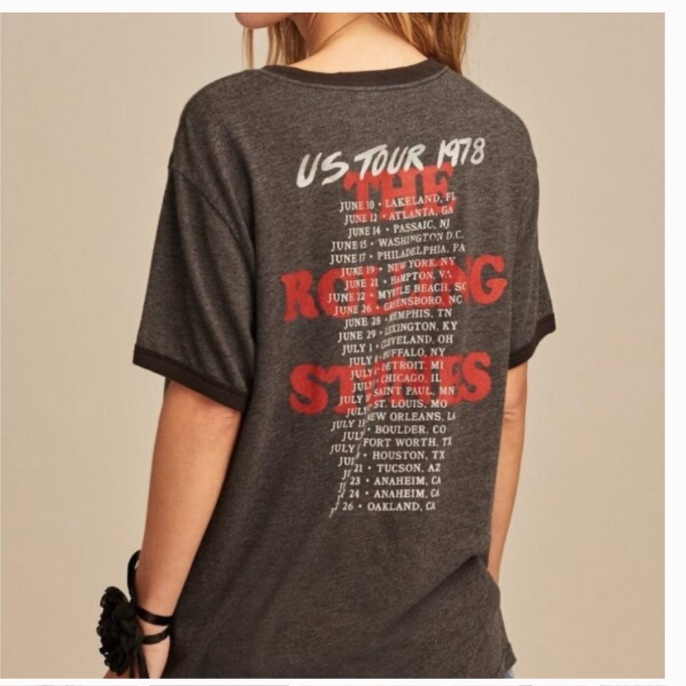 Rolling Stones Americana 1978 Tour Graphic Tee - Picture 3 of 3